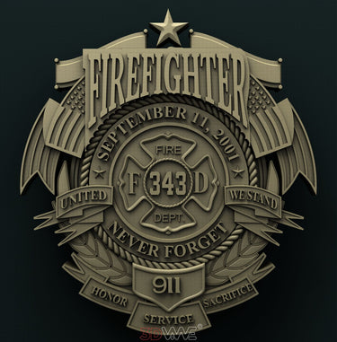 FIREFIGHTER 3D STL 3DWave